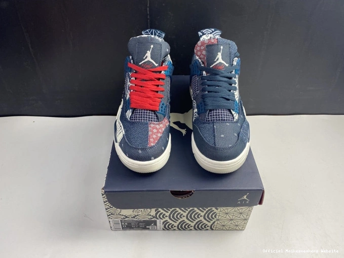Official Maikesneakers SE Sashiko Retro Jordan 4 CW0898-400 Air 0722